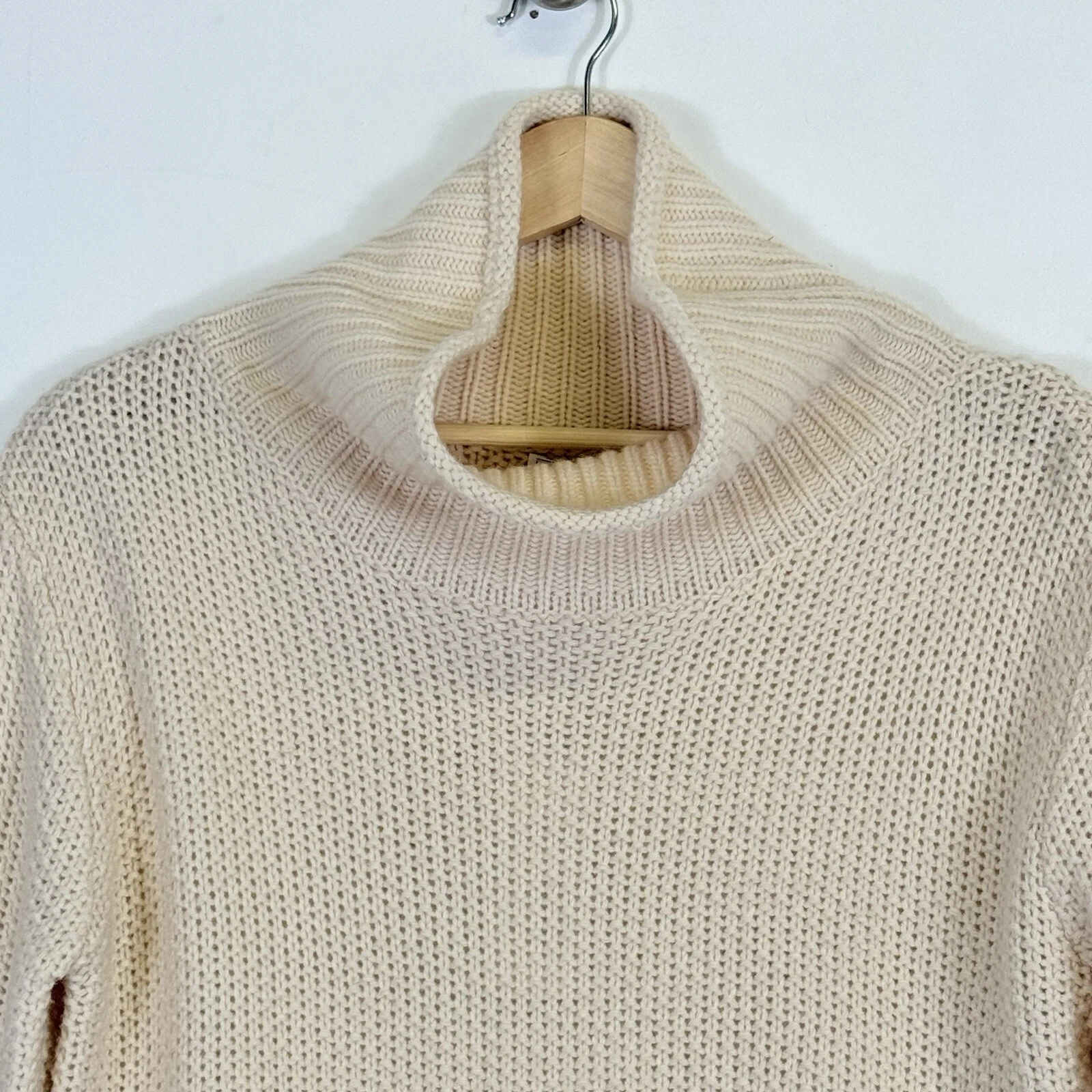 OFF WHITE Sage The Label Cadence Off White maglione maglia cappuccio abito donna medio nuovo con etichette