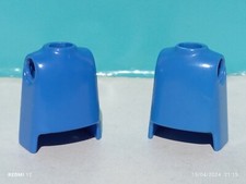 PLAYMOBIL X2 GLATTE BLAUE KÖRPER UNIONISTEN POLIZEI NORDSTAATLER YANKEE AGENTEN