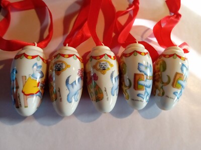 Hutschenreuther Germany Tannenzapfen Christbaumschmuck X6 Ole Winther sehr guter Zustand