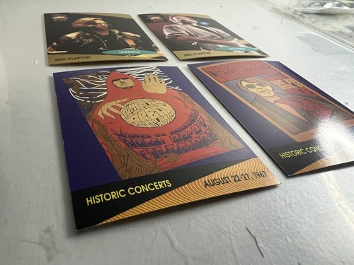 ERIC CLAPTON / CREAM 4-card set Custom bundle PROSET Super Stars Music Cards - Picture 3 of 4