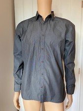 Ted Baker Formal Work Smart Mens Shirt 3 Grey 20" S Small XS Extra M Medium