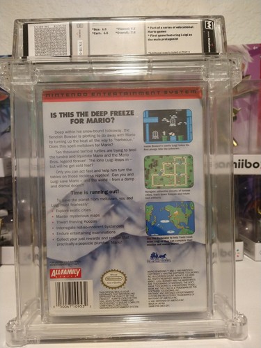 Mario is Missing (Nintendo Entertainment System, 1993) Wata Graded 7.0 - Picture 3 of 4