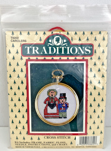 Vintage Cross Stitch Patterns Kits Lot 5 Stitchables Country Core Sealed NOS - Picture 6 of 7