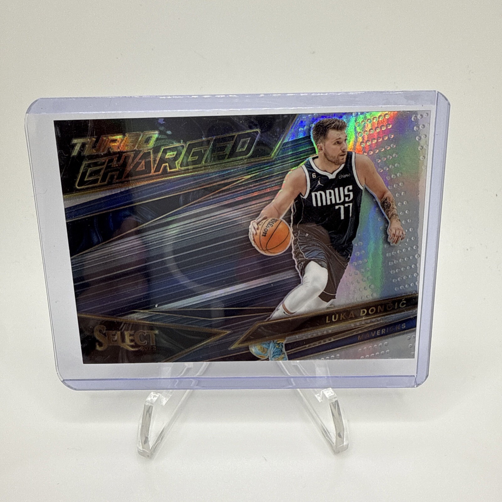 2022-23 Panini Select - Turbocharged Silver Prizm #6 Luka Doncic