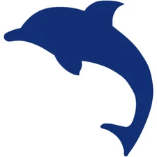 Dolphin Vinyl Car Decal  Sea Life You Pick The Size Color tumbler glass cups