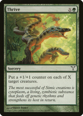 Magic MTG TCG Dissension 2006 Thrive 98/180 French