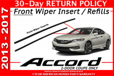  New Genuine Honda Accord Front Wiper Inserts Wiper Refill Set 2013-2017 2dr