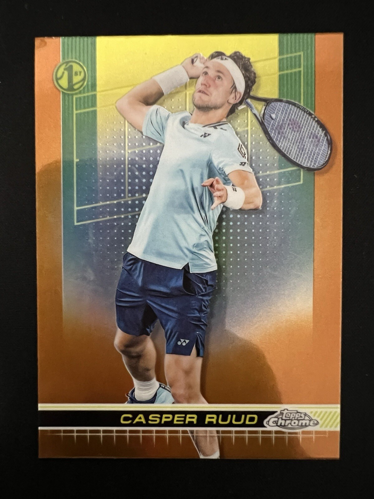 2024 Topps Chrome - Clay Court Refractor #75 Casper Ruud (RC)
