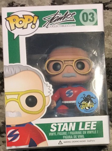 Funko Pop Stan Lee Comikaze Action Figure #03 RARE!