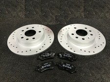 FOR LEXUS IS220 IS220D IS250 SPORT IS300 FRONT DRILLED BRAKE DISCS & MINTEX PADS