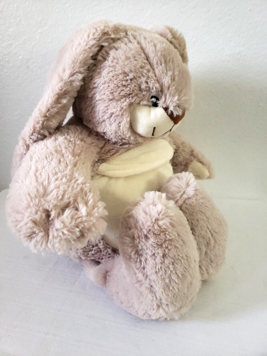 Aroma Home Bunny Rabbit Plush Stuffed Animal Brown White Microwave Heating Pad