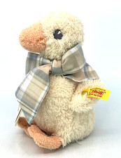 Steiff Daggi Duck Plush Duckling 2012 Plush ID Button Best for Baby Hang Tag