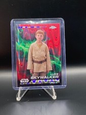 Luke Skywalker 70 2024 Topps Chrome Star Wars Red Raywave REFRACTOR STARWARS
