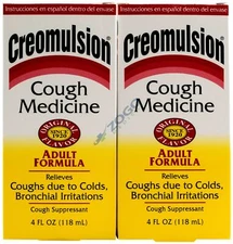 Creomulsion Cough Medicine Adult 4 oz - Pack of 2