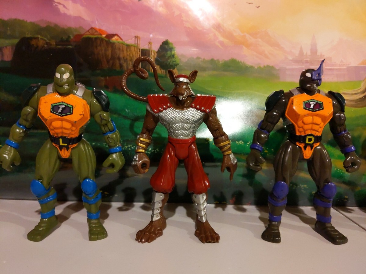 1995 Vintage TMNT Supermutants lot Teenage Mutant Ninja Turtles