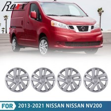For Nissan Nv200 2013-2021 Snap On 15 Wheel Covers Hub Caps Full Rim Hubs 4pcs For Nissan Nv200 2013-2021 Snap On 15 Wheel Covers Hub Caps Full Rim Hubs 4pcs