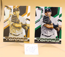 2021 Topps Fire Base & Gold Minted #124 Gleyber Torres NM+