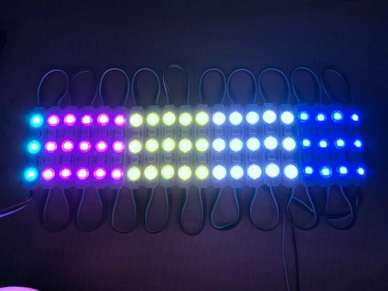 20x WS2811 IC3LED RGB5050 Dream Colour IP65 LED Modules Pixel Addressable DC12V  - Image 4 of 4