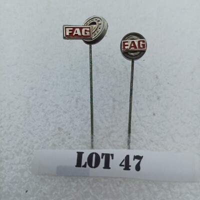 Vintage FAG Germany Ball Bearings Company Producer Manufacturer Pin 2/1 LOT 47