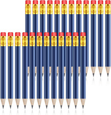 24 Pcs Mini Pencils Golf Pencils With Erasers Bridal Shower Pencils HB Graphite