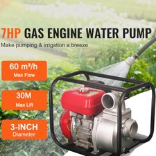3 Zoll Wasserpumpe Benzin Pumpe 7 PS Kreiselpumpe Motorpumpe Teich Gartenpumpe