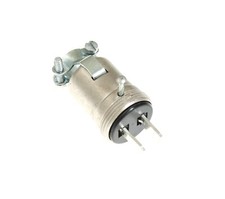 1-pc P202CCT Threaded Barrel 2-Pin Plug Cinch Jones Connector Cable Clamp Top