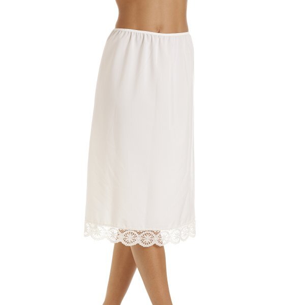 Camille Women's Half Slip Under Skirt Lace Hemline Comfort Ladies Lingerie  - 26" | eBay