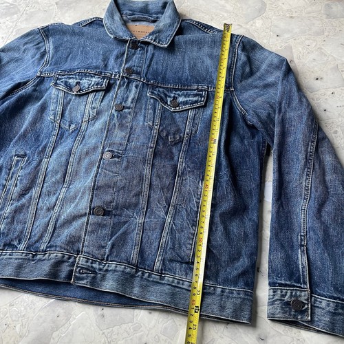 Lucky Brand Denim Jacket W/ Eagle Emblem Sz XL - Picture 4 of 6