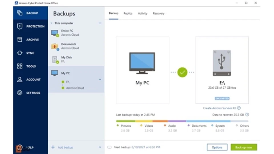 Acronis True Image 2025 / 5 PC / Dauerlizenz / KEY (ESD) - Bild 3 von 4