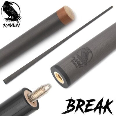 RAVEN Carbon Fiber BREAK Pool Cue - Shaft Only (13mm, 29'') 5/16-18 Joint