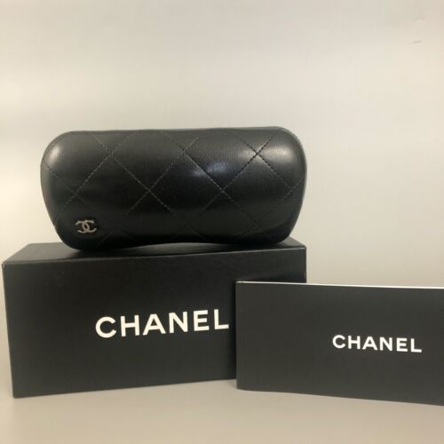 Authentische Chanel Sonnenbrille blau Kamelienblume Leder CH 5316-Q c.1509/S2 Box Buch - Bild 3 von 10