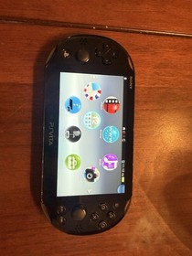 Sony PlayStation Vita PCH-2001 Black Handheld Console- TESTED No Charger 1 Game