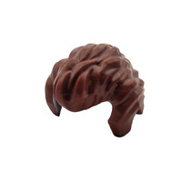 Lego Minifig Figur 1X Haar Mann Hair Female 21268 Braun Reddish Brown