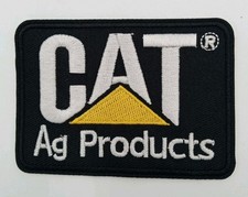 Cat Ag Products Embroidered Iron On Patch 2.5" X 3.5"