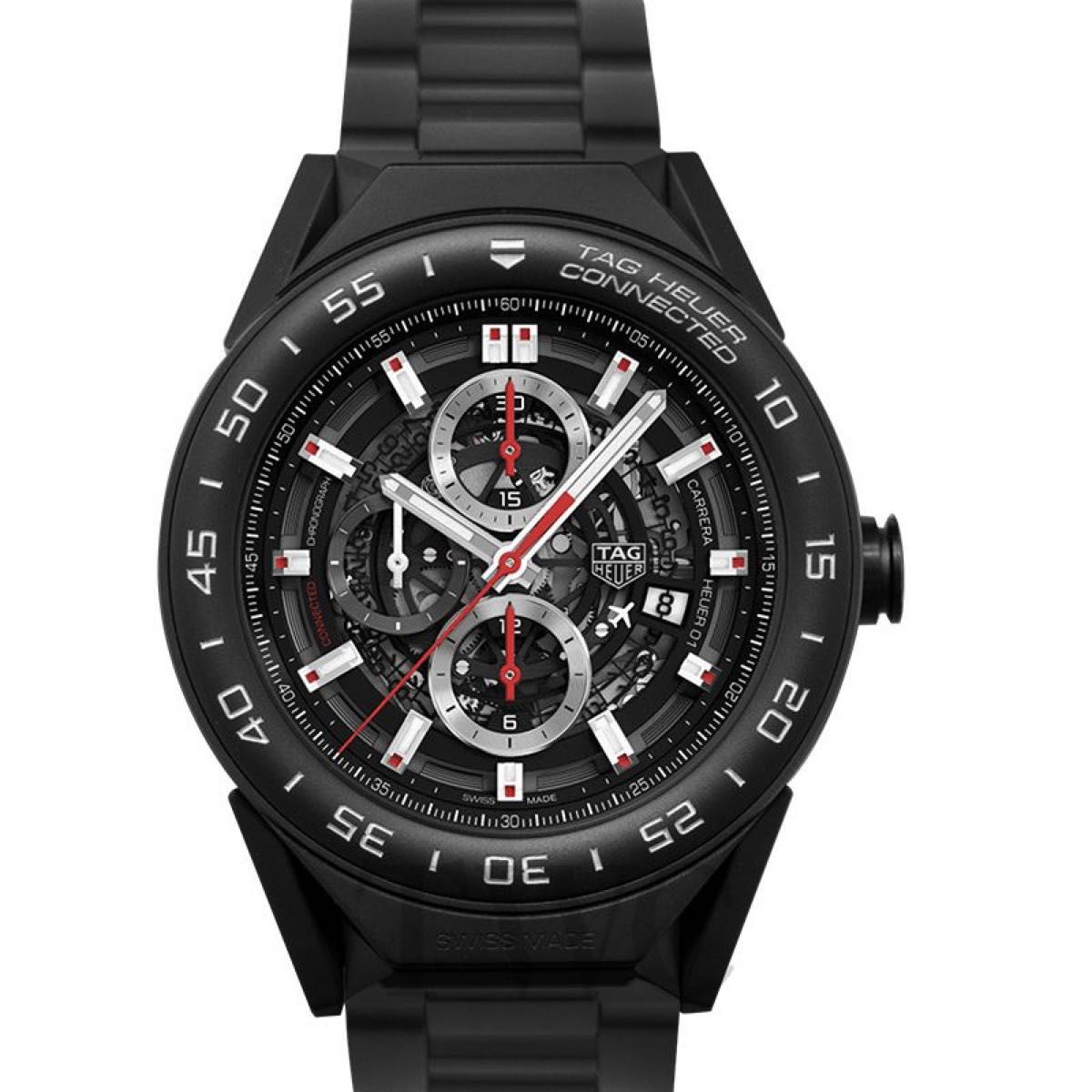 TAG Heuer Connected Modular 45 Smartwatch for Men - Premium Luxury Touchscreen Android Wearable  