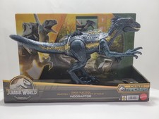JURASSIC WORLD Dino Trackers INDORAPTOR Track 'N Attack Dinosaur Figure 2022