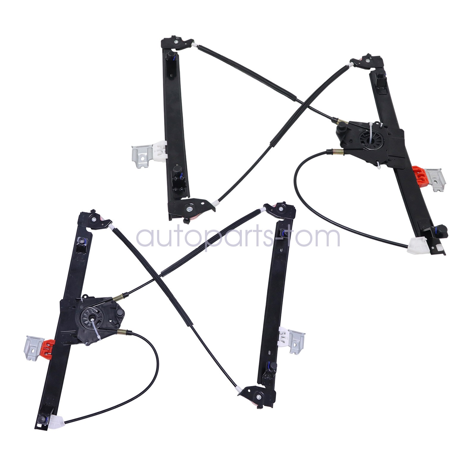 Door Window Regulator W/O Motor For 03-13 Maserati Quattroporte M139 LH&RH Rear