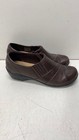 Clarks Women Comfort Shoes 26113603 Brown Leather Slip On 9 — photo 3