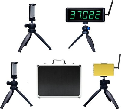 F-Winner Wireless Laser Track Timer System for Sprints with Battery Powered