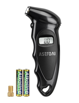 #ad BLACK AstroAI Digital Tire Pressure Gauge 0 150PSI Accurate in 0.1 Increments $11.99