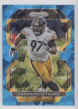 2021 Panini Prizm Blue Ice Prizm 84/99 Cameron Heyward #254 0q84