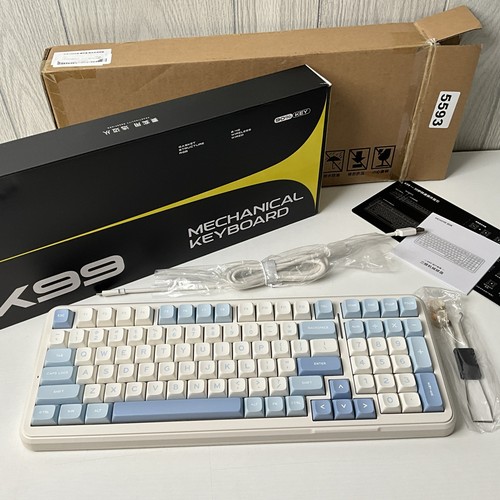 MCHOSE K99 98% BT/2.4Ghz ICY CREAMSICLE SWITCH Keyboard - SKY BLUE