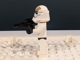LEGO Star Wars Clone Trooper Gunner Minifigure, Phase 2 Sw0837, Set 75182