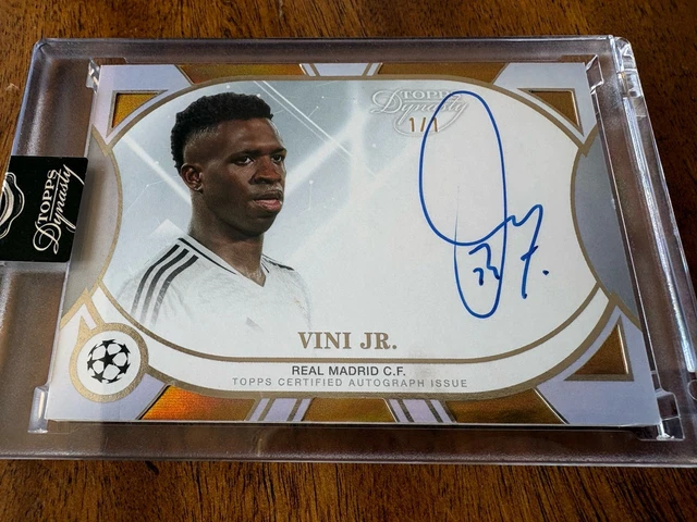 2024-25 Topps Dynasty Soccer Vinicius Jr Gold Auto 1/1 Real Madrid / Brazil