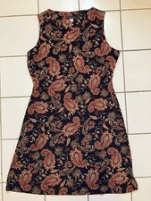 Women's Tommy Hilfiger Size 10 Navy Paisley Print Sleeveless Shift Dress -NWT