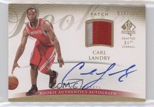 2007-08 SP Authentic Rookie Authentics 70/599 Carl Landry #136 Patch Auto s7f