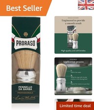 High-Quality Bristle Brush for Creating Thick Lather with Shaving Cream