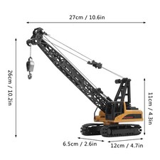 :1:50 Engineering Crane Model Alloy Engineering Vehicle Static Model Toy