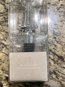 Pier One New Wine Bottle Stopper Christmas Tree Art Mercury glass style gift