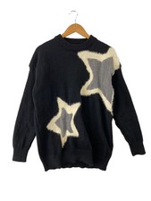 U UME Knit Sweater Thick XL Polyester BLK